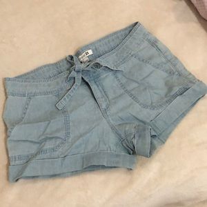 Blue shorts